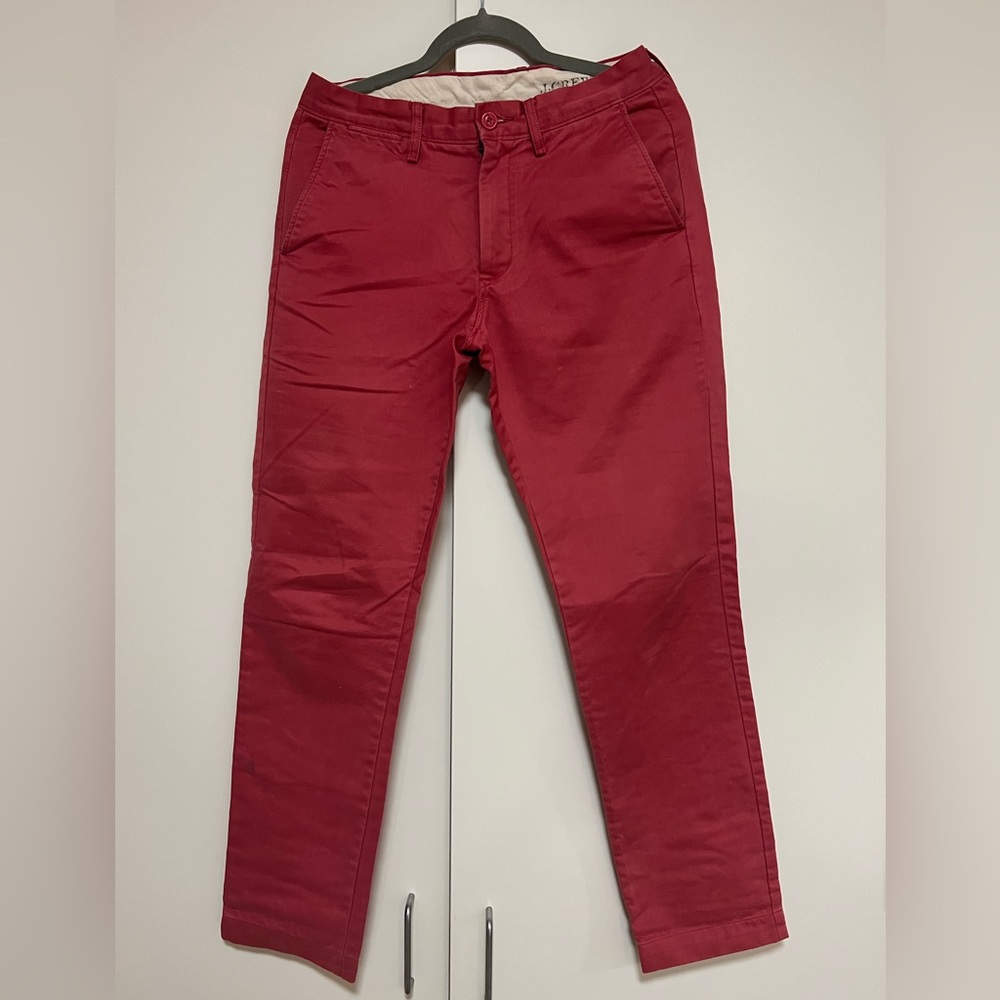 J Crew Men Salmon Chino Pants W30